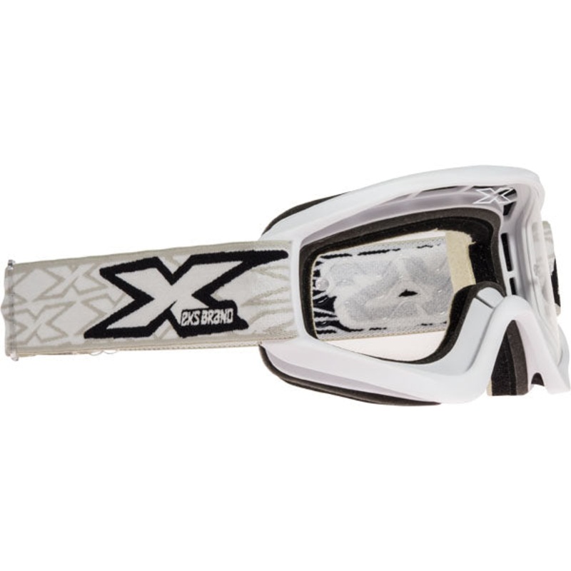 X-Brand Flat Out Goggles-Matte White/Clear