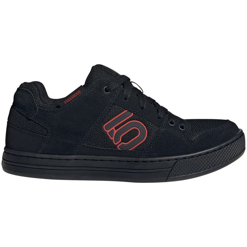 Five Ten Freerider Flat Shoes – Mens Core Black/Red/Gray Five 15