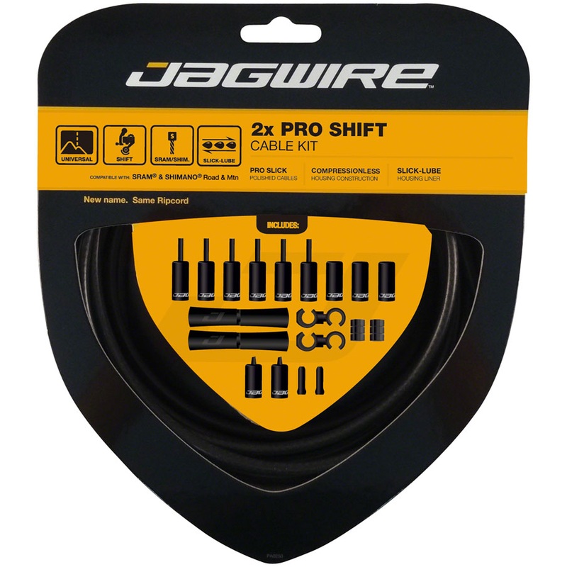 Jagwire Pro Shift Kit Road/Mountain SRAM/Shimano, Stealth Black