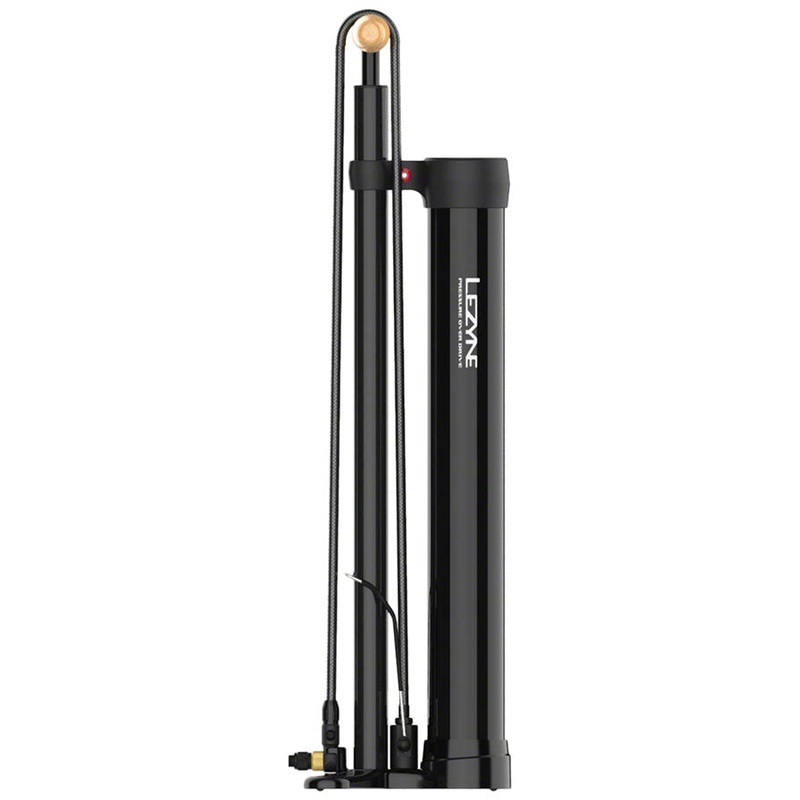Lezyne Pressure Overdrive Floor Pump: Black