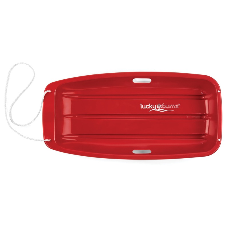 Lucky Bums Snow Kids 35″ Toboggan Red
