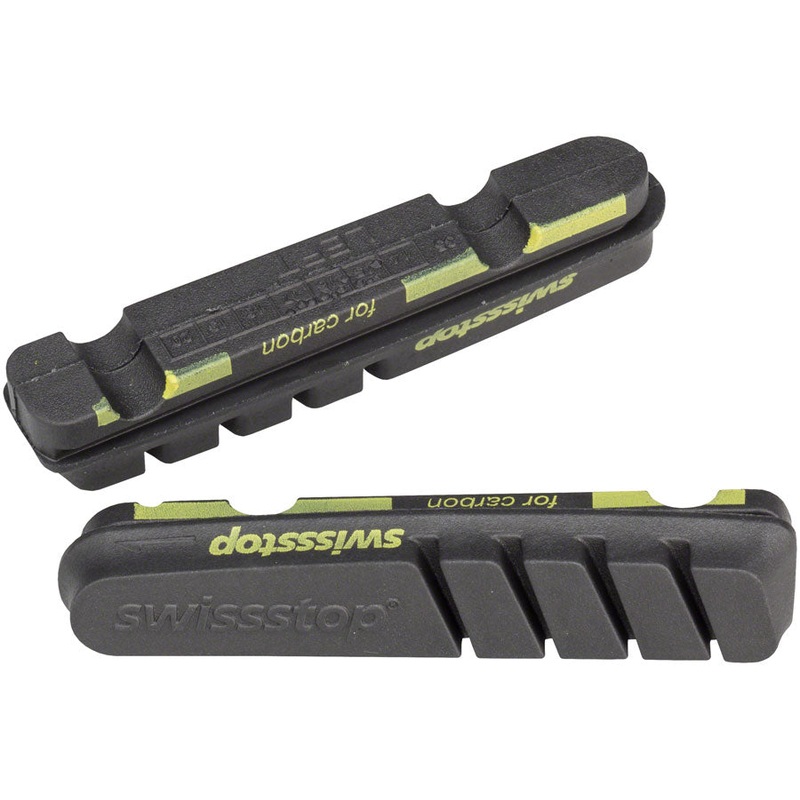 SwissStop BLK Prince Brake Pads – Shimano/SRAM Cartridge Type For Carbon Rims