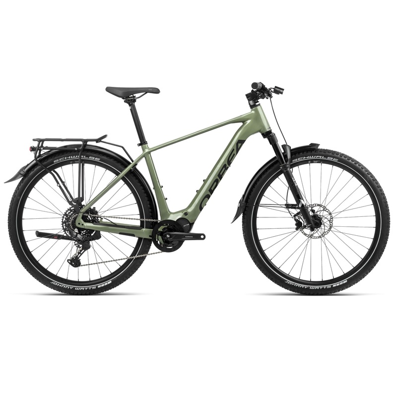 2024 Orbea KEMEN SUV 30 20mph Trekking Urban E-Bikes – X-Large, Urban Green (Gloss) – Black (Matte)