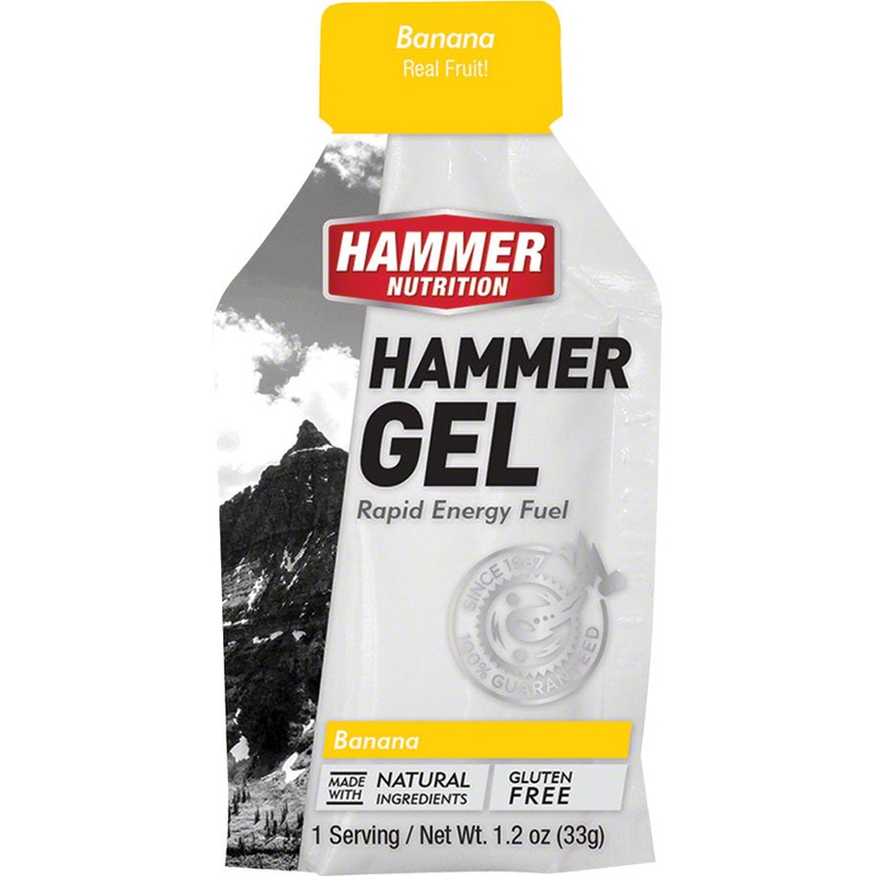 Hammer Gel: Banana, 24 Single Serving Packets