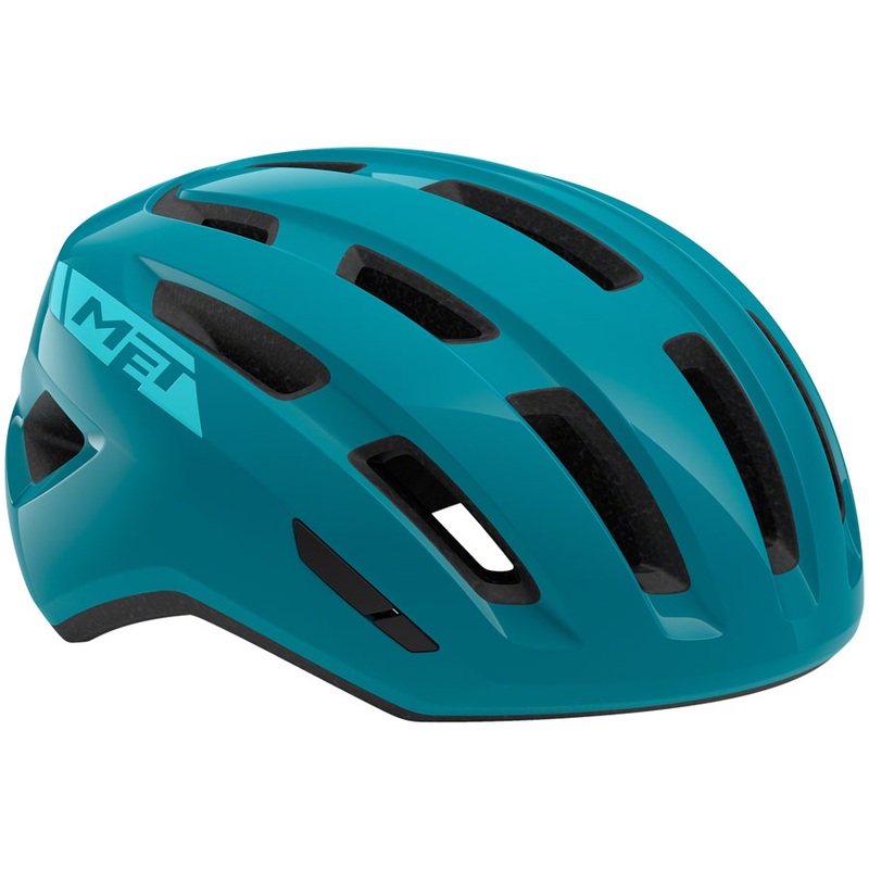 MET Miles Mips Helmet – Teal Glossy Medium