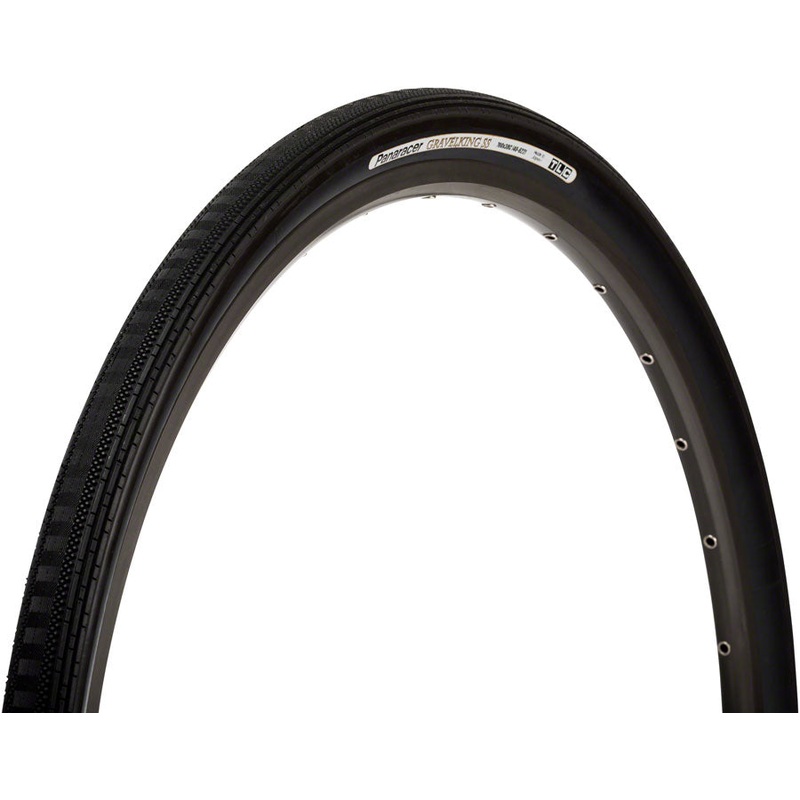 Panaracer GravelKing SS Plus Tire – 700 x 35 Tubeless Folding BLK ProTite Protection