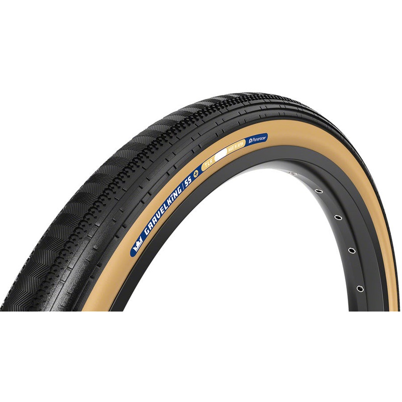 Panaracer GravelKing SS Plus Tire – 700 x 40, Tubeless, Folding, Black/Brown