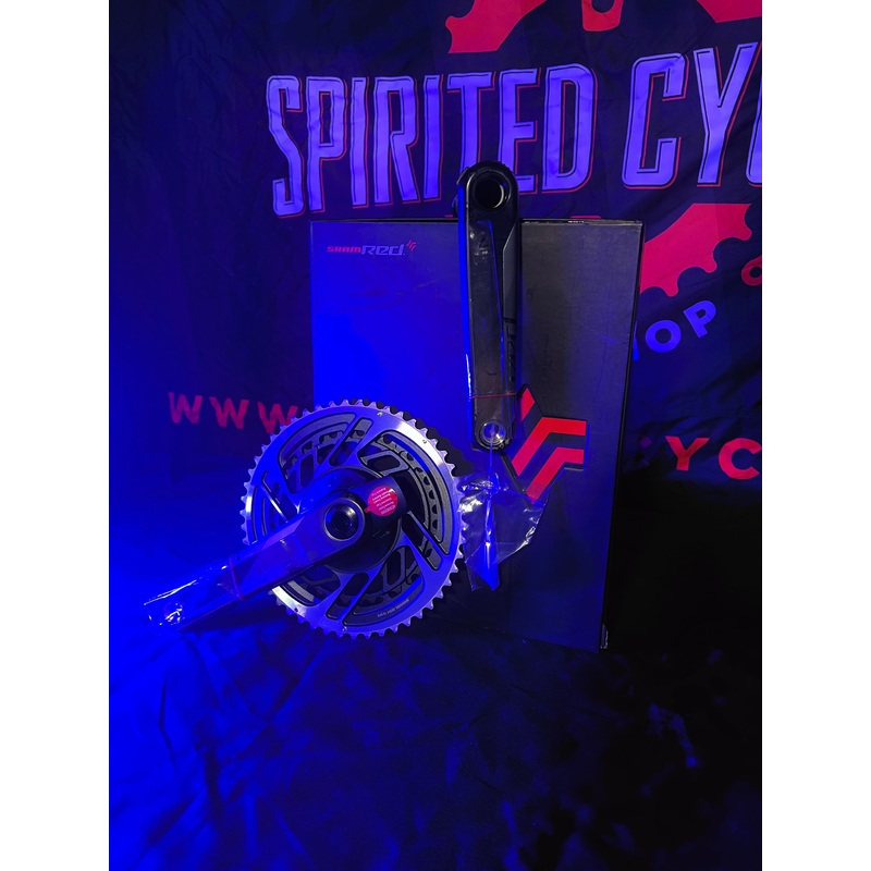 SRAM RED AXS Power Meter Crankset – 172.5mm 12-Speed 50/37t Direct Mount DUB Spindle Interface Natural Carbon D1