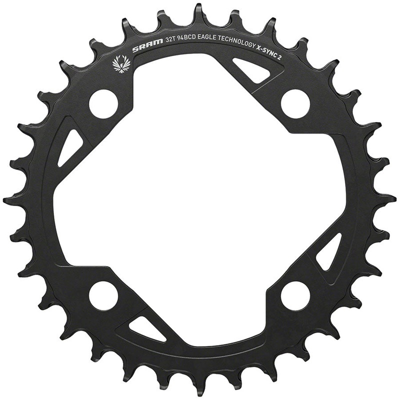 SRAM X-SYNC 2 Eagle E-MTB Chainring – 32t, 94 BCD, Aluminum, Black