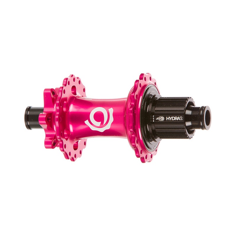 Industry Nine Hydra 2 Boost MicroSpline Disc Hub Rear 32H 12mm TA 148mm Shimano Micro Spline Pink