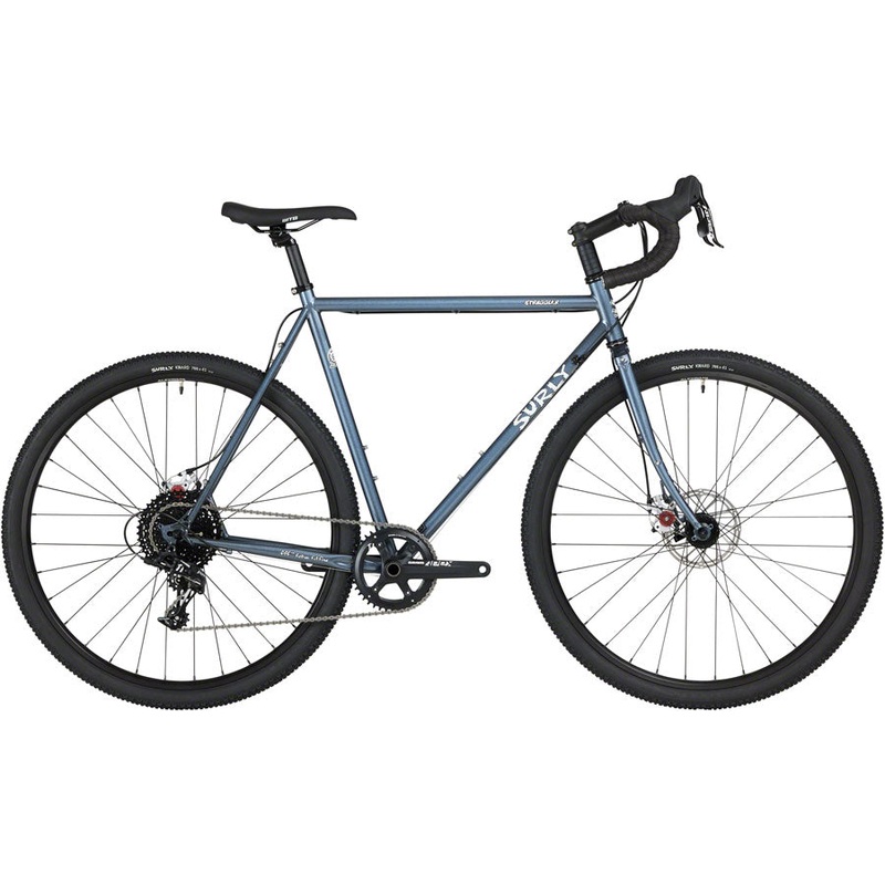 Surly Straggler Bike – 700c Steel Cold Steel Blue 62cm