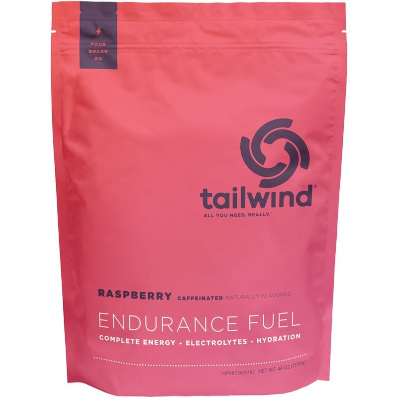 Tailwind Endurance Fuel Raspberry – Caffeinated , 50 Serving Bag