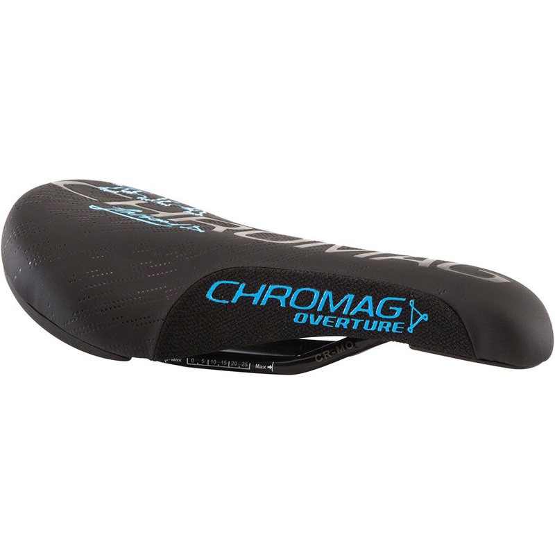 Chromag Overture Saddle 243 x 136mm Unisex 279g Black/Blue