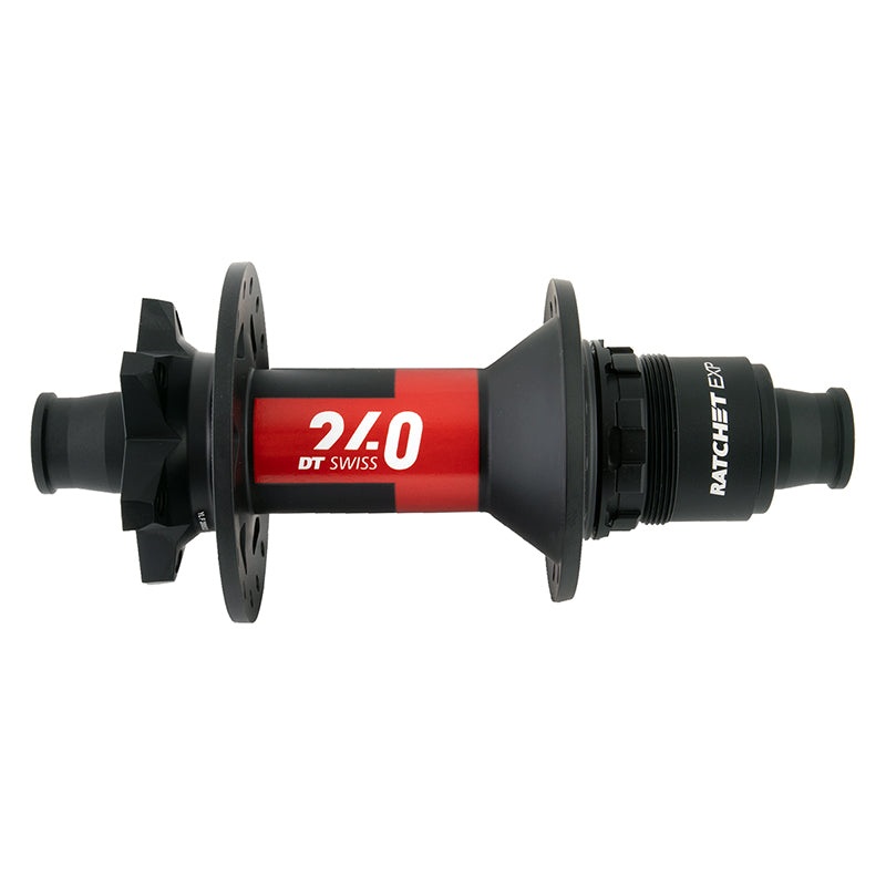 DT Swiss 240 EXP Rear Hub – 12 x 148mm 6-Bolt XD Black/Red 32H 54pt