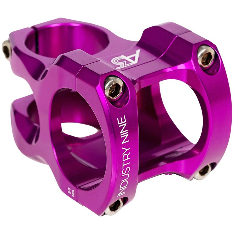 Industry Nine A318 Stem – 31.8mm Clamp – 40mm Length – Purple