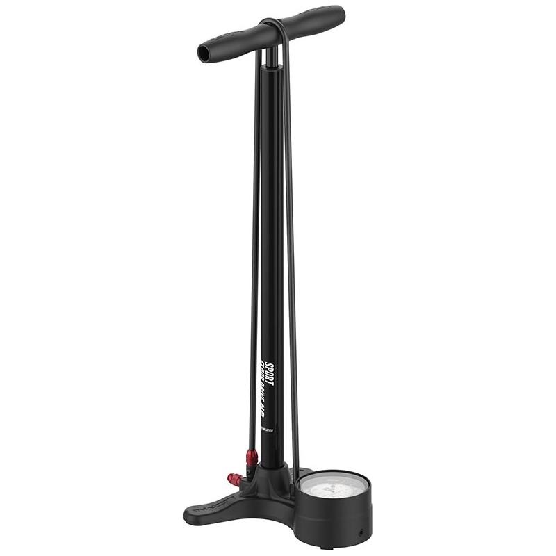 Lezyne Sport Floor Drive Floor Pump – 3.5 Gauge – ABS Pro Head 220psi Flat Black