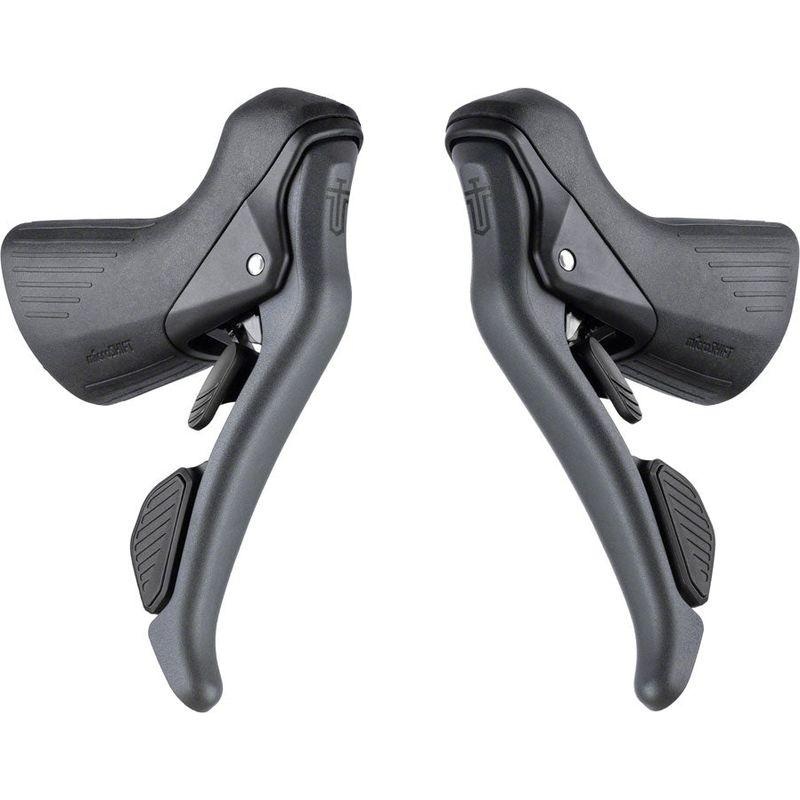 microSHIFT Sword Drop Bar Shifter/Brake Lever Set – 2x 10-Speed Sword Compatible Gray