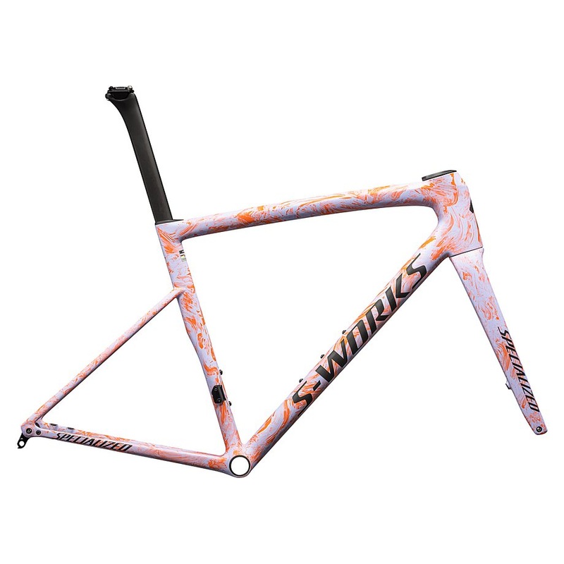 Specialized tarmac sl8 S-Works frmset satin powder indigo / amber glow strata / obsidian 52