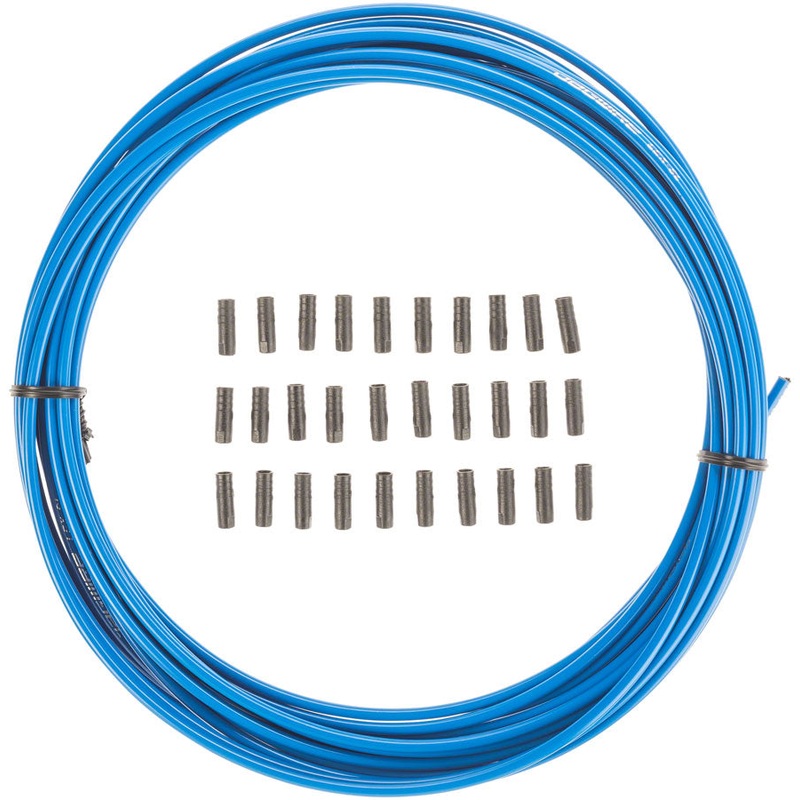 Jagwire 4mm Sport Derailleur Housing with Slick-Lube Liner 10M Roll Blue