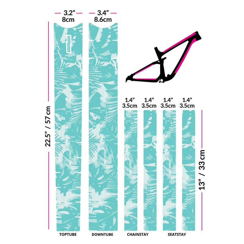 Tropical Glitch Frame Keeper – Transparent