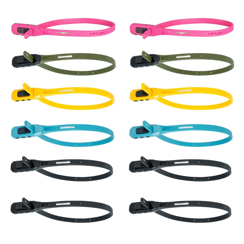 Z Lok 12 Count Zip Combo Lock Multi-Color