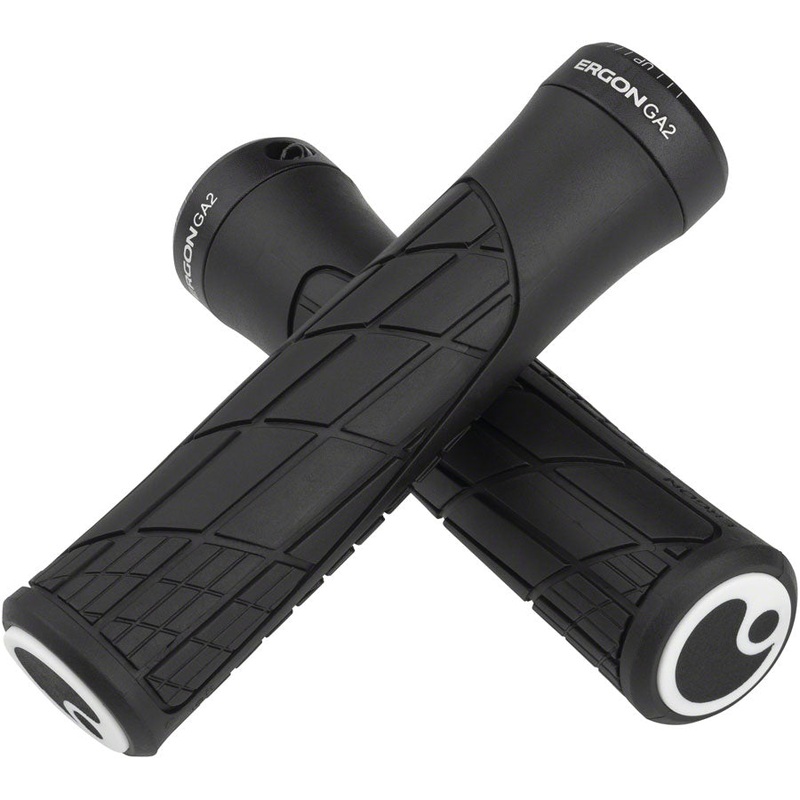 Ergon GA2 Grips – Black, Lock-On