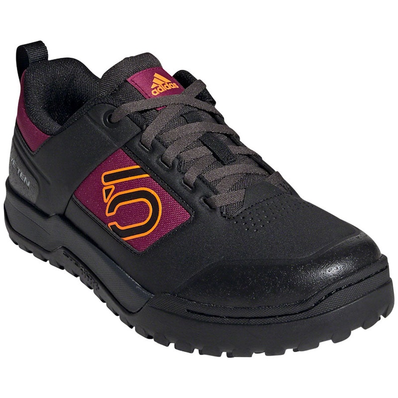 Five Ten Impact Pro Flat Shoes – Womens Core BLK / Signal Orange / Power Berry 7