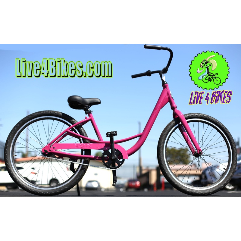 Haven Pointe 1 Beach Cruiser Aluminum Cruiser Bike Step through -Live4bikes