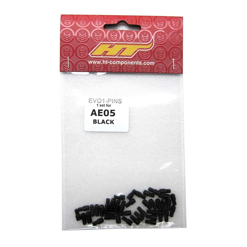 HT Pedals Pedal Pin Kit AE05 ME05 Black (Steel)