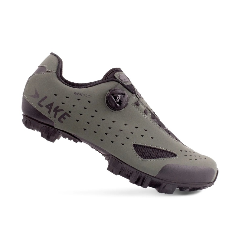 Lake MX177 MTB Shoe – Wide – Beetle-Black