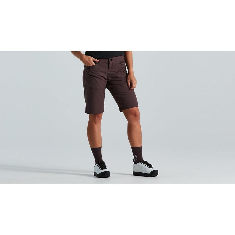 Specialized trail short w/liner wmn cast umber s