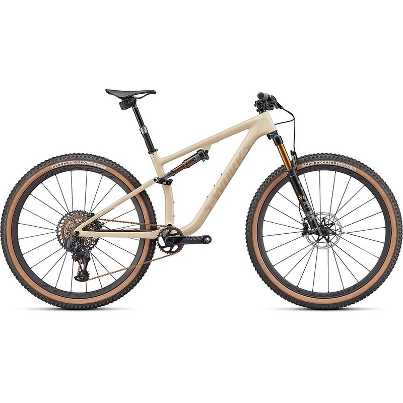 2022 Specialized epic evo S-Works bike gloss sand / satin red gold tint s