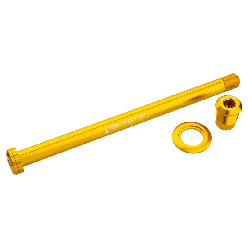 Burgtec Trek 184.5mm Rear Axle – Burgtec Bullion Gold