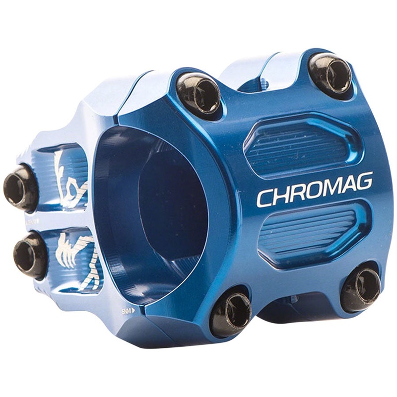 Chromag Riza Stem – 32mm, 35mm Clamp, +/-0, Blue