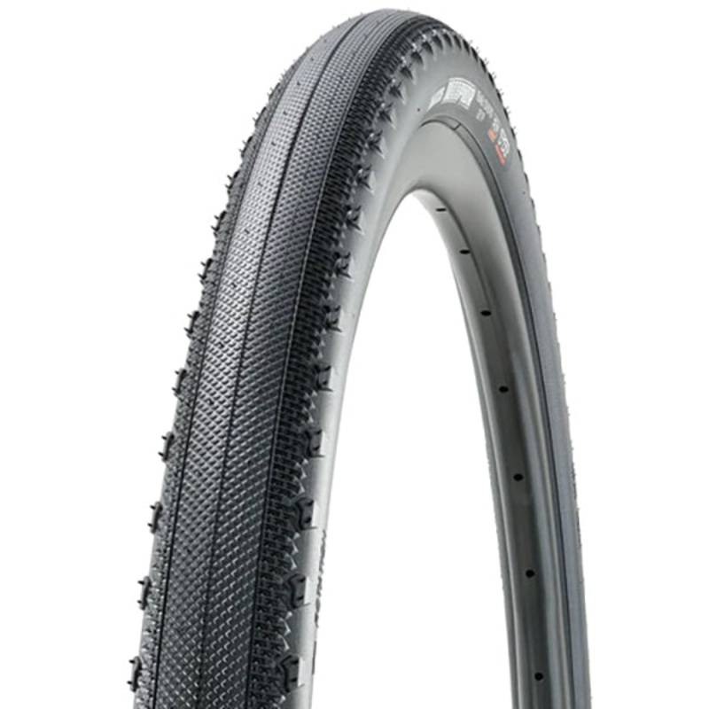 Maxxis Receptor Tire – 700 x 40 Tubeless Folding BLK/Dark Tan Dual Exo Protection