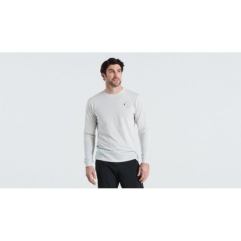 Specialized stoke tee ls dove grey xs