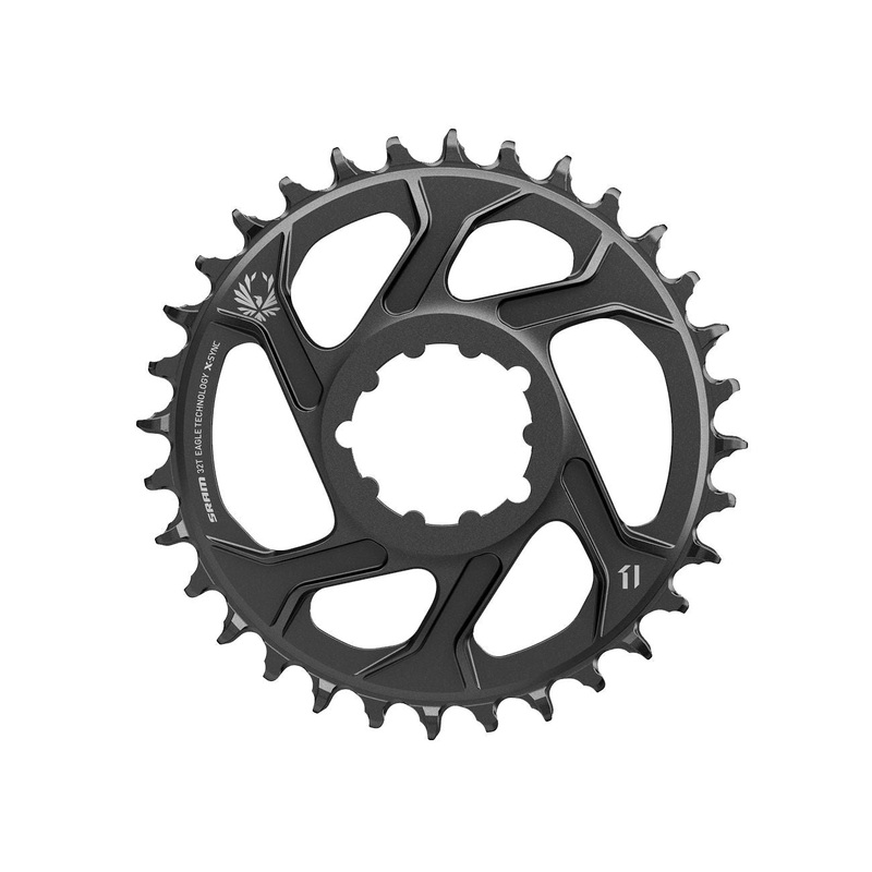 SRAM X-Sync 2 Eagle Direct Mount Chainring – 30 Tooth 3mm Boost Offset 12-Speed BLK