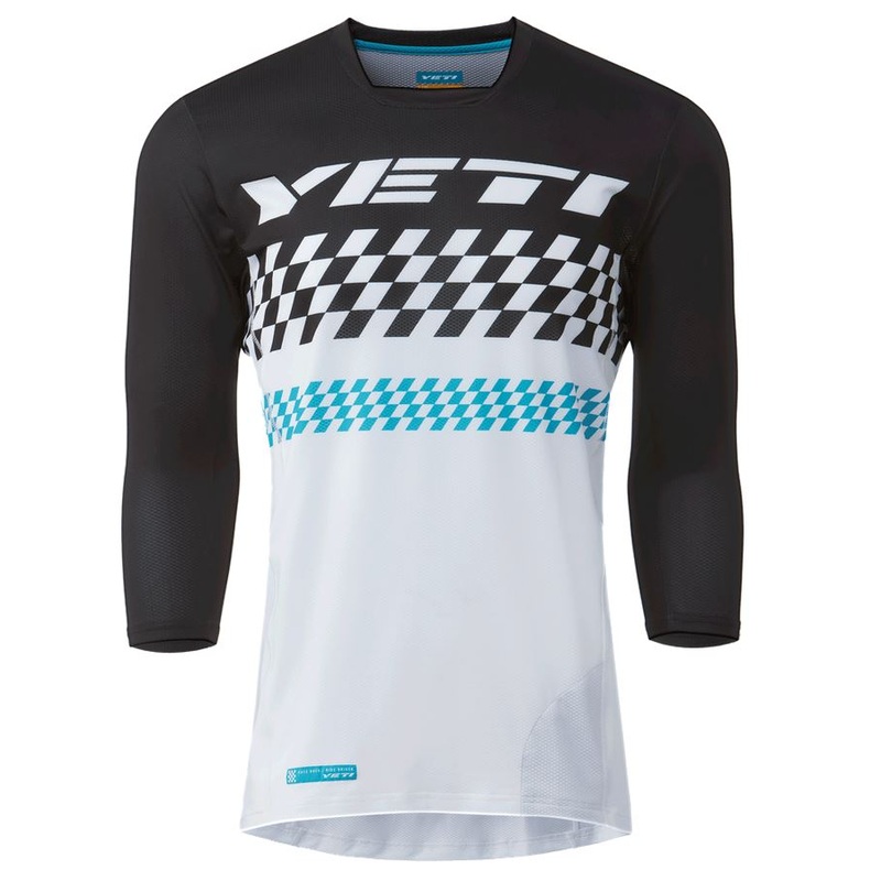 Yeti Enduro Jersey 3/4 Turq Checker Men’s