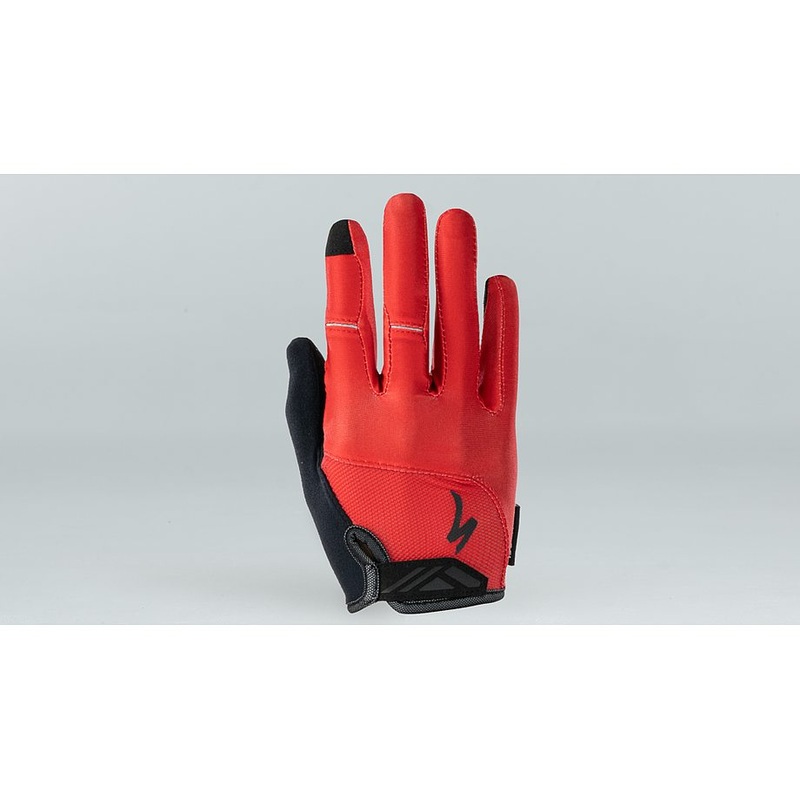 Specialized bg dual gel glove lf wmn red m