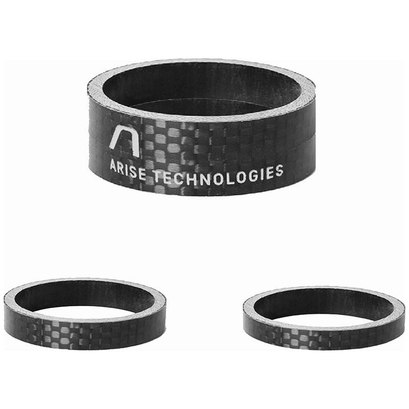 ARISE, Carbon Spacer, Headset Spacer, 1-1/8”, Carbon, Black