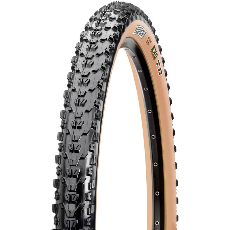 Maxxis Ardent Tire – 29 x 2.40 Tubeless Folding Black/Dark Tan Dual EXO