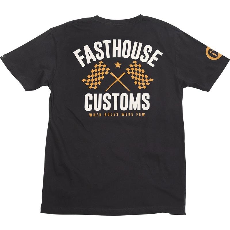 Fasthouse 68 Trick SS Tee Black/Vintage Gold 3X-Large