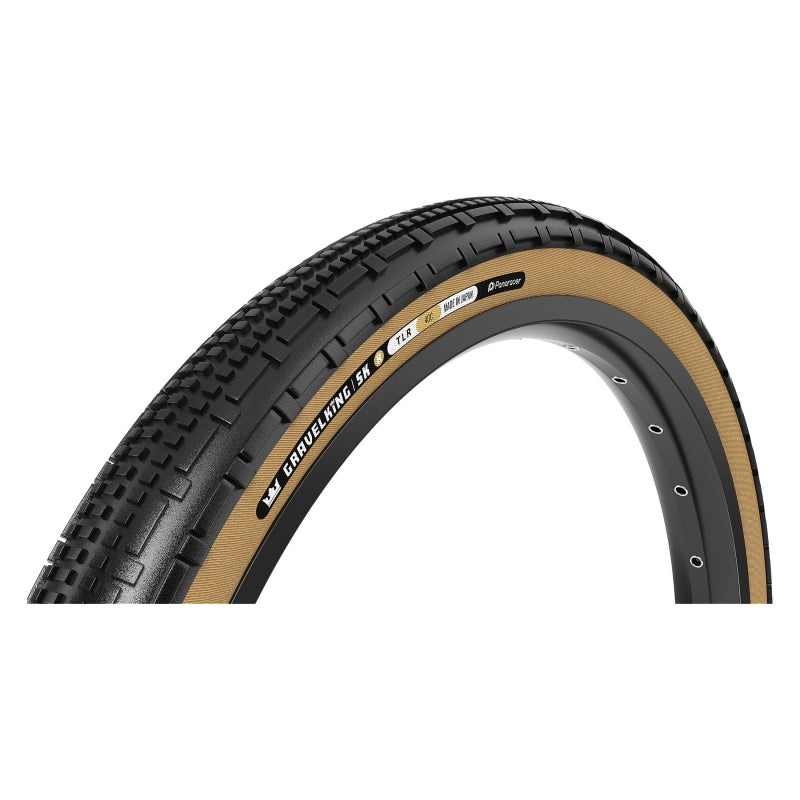 GravelKing SK R Tire – 700 x 45 Tubeless Folding Black/Amber
