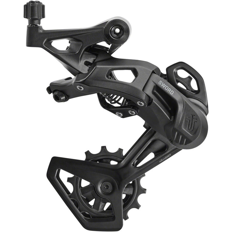 Sword BLK Rear Derailleur – 9-Speed Medium Cage Gray Compatible Sword BLK 1x BLK