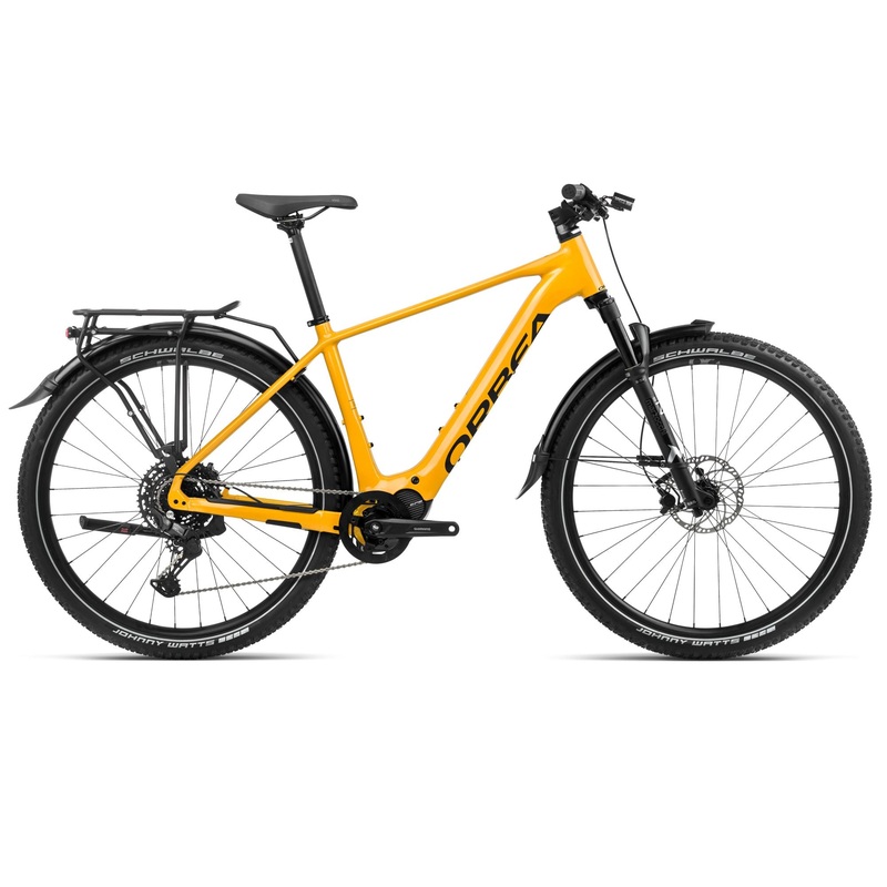 2024 Orbea KEMEN SUV 30 Trekking Urban E-Bikes – X-Large, Mango (Gloss) – Black (Matte)