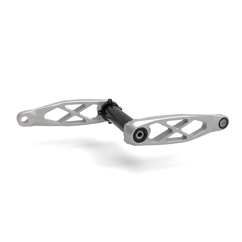 5Dev Trail/Enduro Crankset – 170mm, Raw/Clear, 30mm Boost