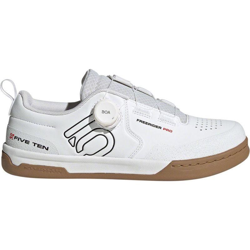 Five Ten Freerider Pro BOA Flat Shoes – Men’s FTWR White/Core Black/Red 9.5