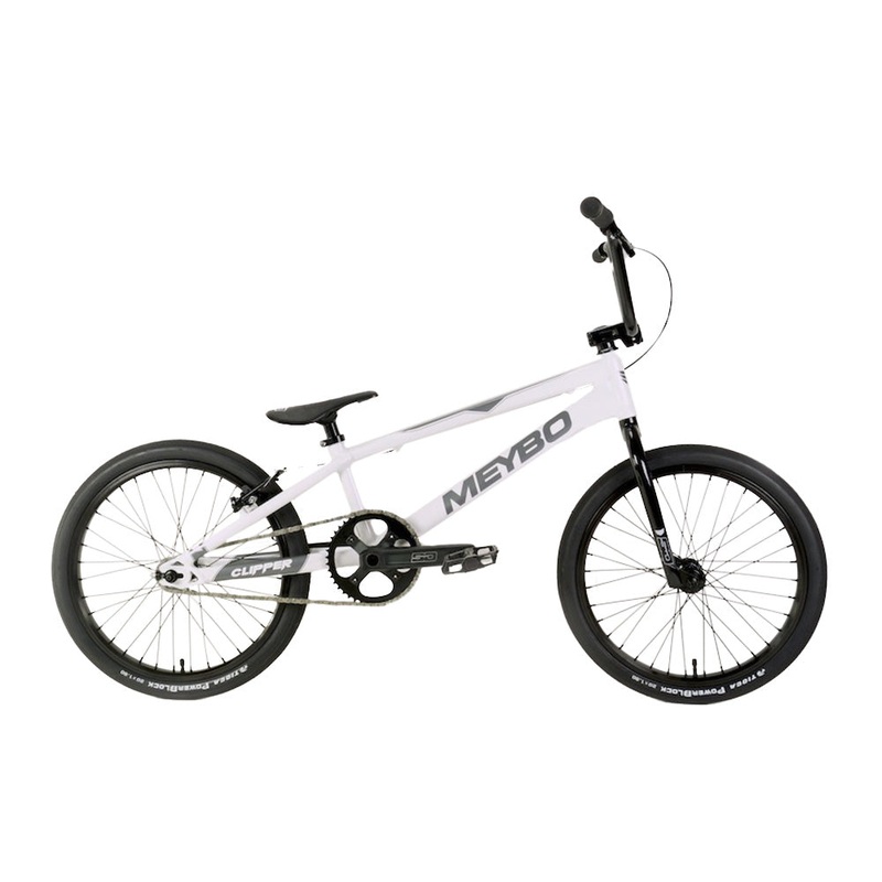 Meybo Clipper Cruiser 24″ BMX Race Bike-White/Grey/Black