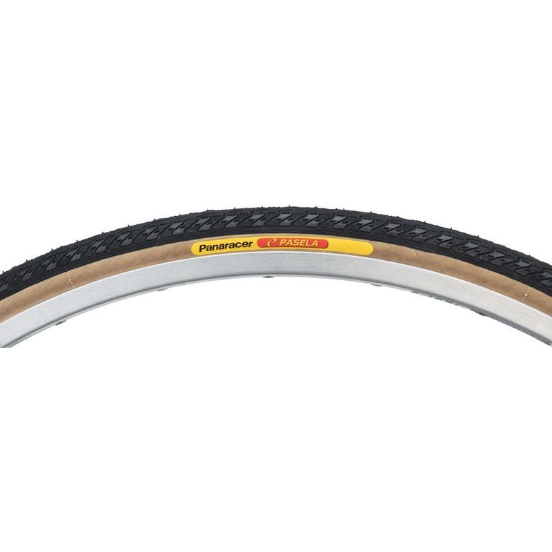 Panaracer Pasela Tire – 27 x 1-1/8, Clincher, Wire, Black/Tan, 60tpi