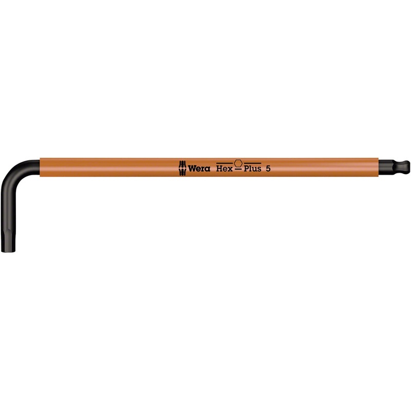 Wera 950 SPKL L-Key Hex Wrench – 5mm, Bright Orange